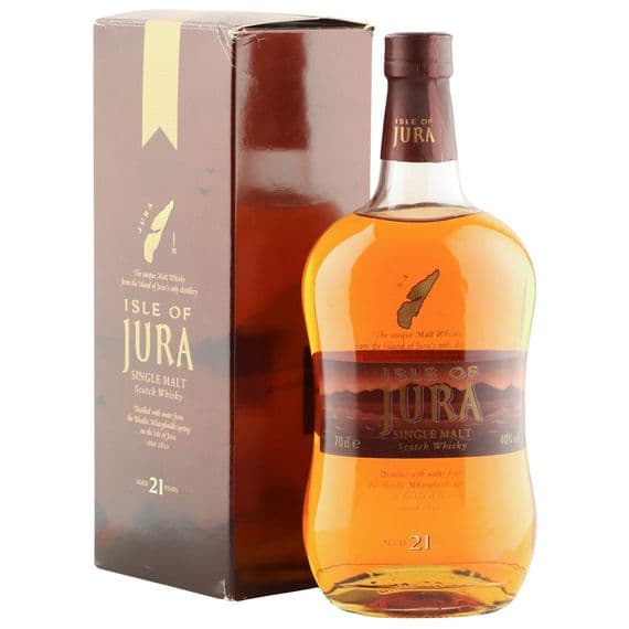 Isle of Jura 21 Year Old Single Malt Scotch Whisky Bot. 1990s 70cl