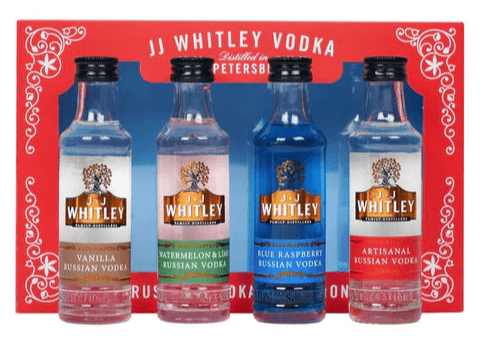 JJ Whitley Vodka Gift Pack 4x5cl