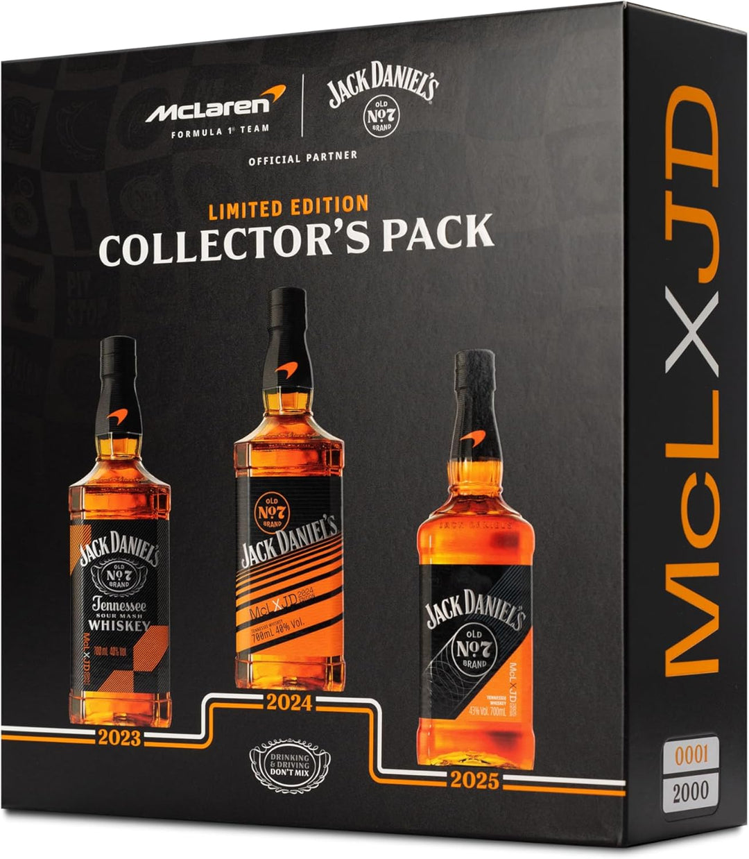 Jack Daniel's Old No.7 McLaren 70cl | Whiskey Gift Set | Threshers