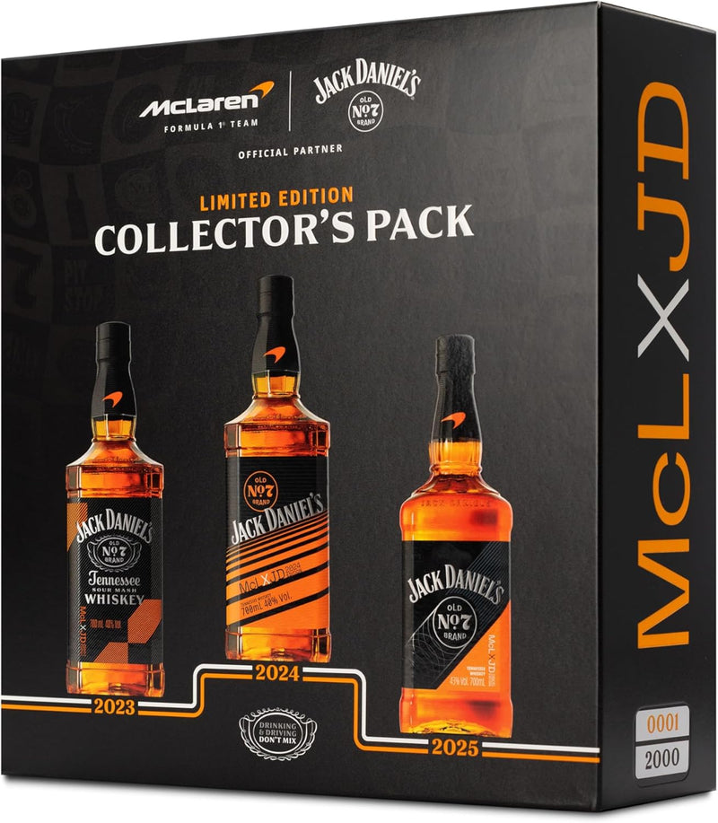 Jack Daniel's McLxJD 2023 2024 2本セット Jack Daniel's Old No.7 McLaren 70cl | Whiskey Gift Set | Threshers