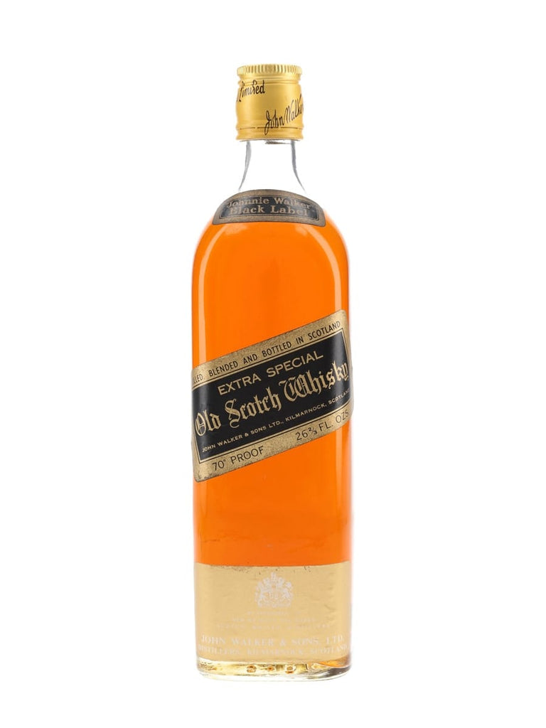 Johnnie Walker Black Label Bottled 1970s Whisky 75cl, Threshers