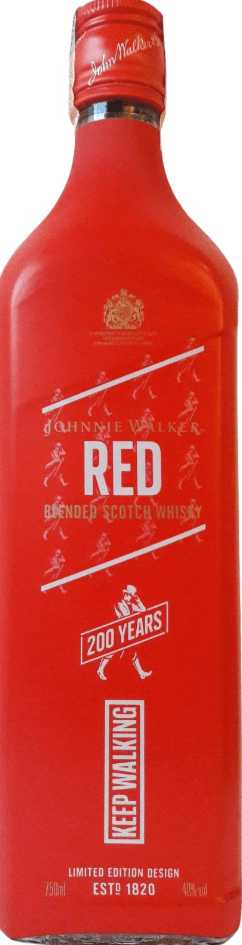 Johnnie Walker Blended Scotch Whisky Red Label 200 Years Anniversary Limited Edition 70cl