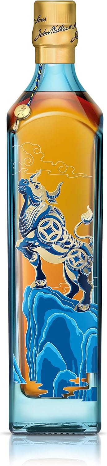 Johnnie Walker Blue Label Limited Edition Chinese Year Of The Ox 2021 Release 70cl