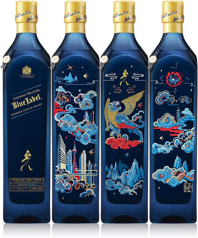 Johnnie Walker Blue Label Limited Edition Chinese Year Of The Tiger 2022 Release 70cl