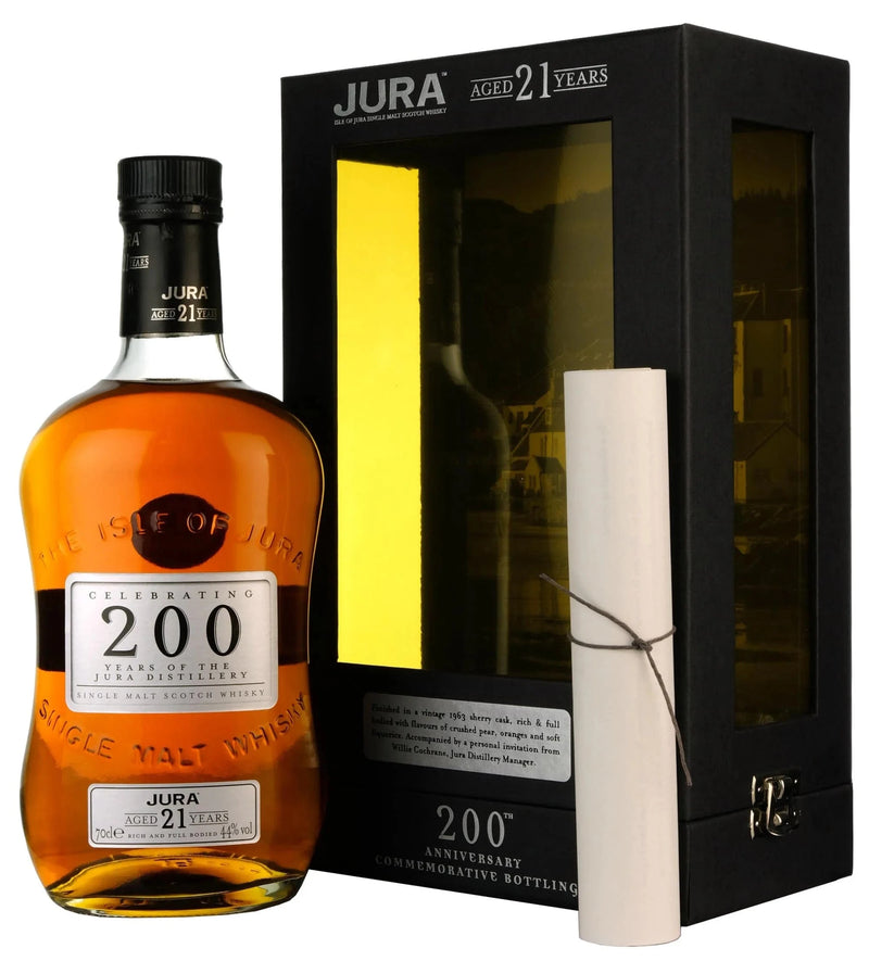 Jura 21 Year Old 200th Anniversary Single Malt Scotch Whisky 70cl