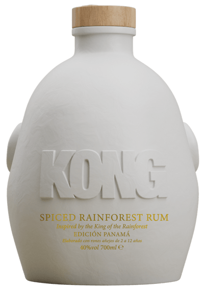 Kong Spiced Rum White Decanter 70cl