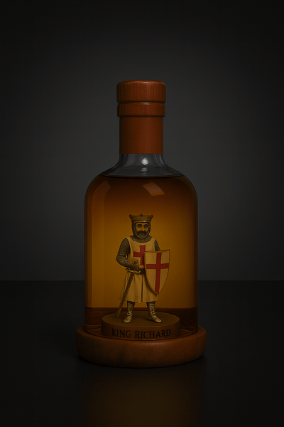King Richard Mini Refillable Rum Decanter 10cl