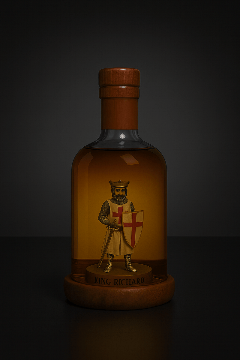 King Richard Mini Refillable Rum Decanter 10cl