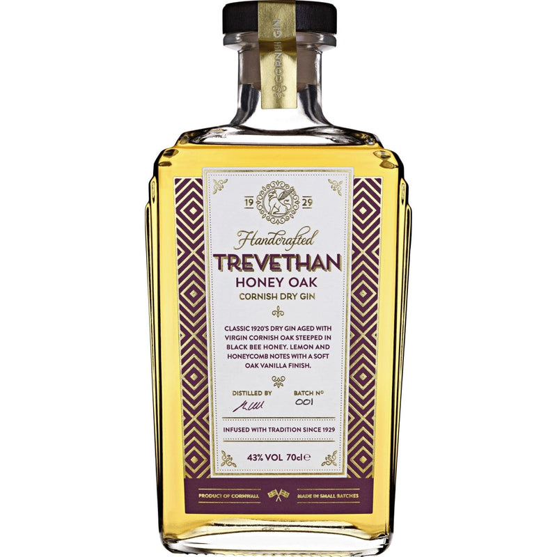 Trevethan Honey Oak Cornish Gin 70cl