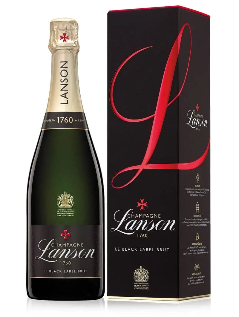 Lanson Black Label NV Brut Champagne Gift Box 75cl