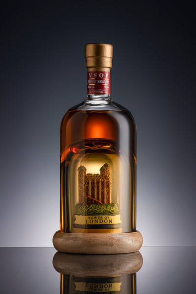 Tower Of London Mini Refillable Brandy Decanter 10cl
