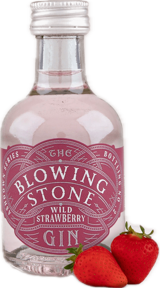 The Blowing Stone Wild Strawberry Gin Miniature 5cl