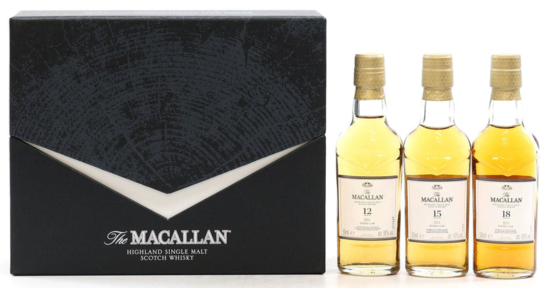 Macallan 12,15 & 18 Year Old Double Cask Gift Set 3x5cl