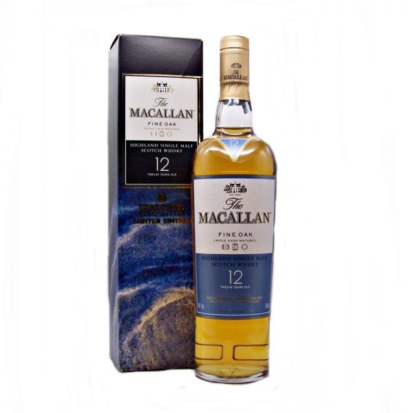 Macallan 12 Year Old Fine Oak Scotch Whisky Ernie Button Limited Edition 70cl