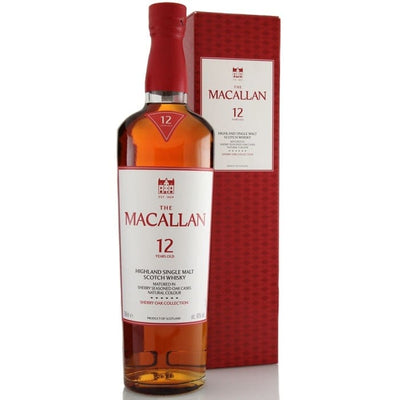 Macallan 12 Year Old Sherry Oak Whisky 70cl