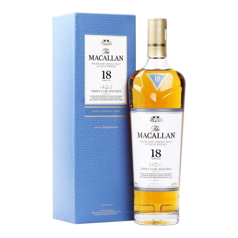 Macallan Triple Cask 18 Year Old 2018 Release Gift Box 70cl