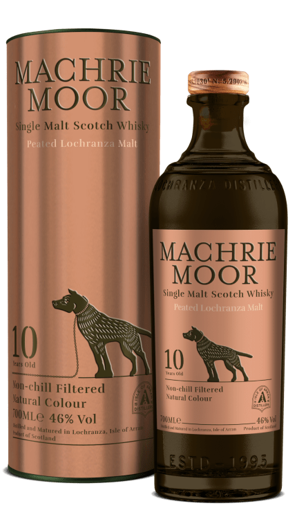 Arran Machrie Moor 10 Year Old Single Malt Peated Scotch Whisky 70cl