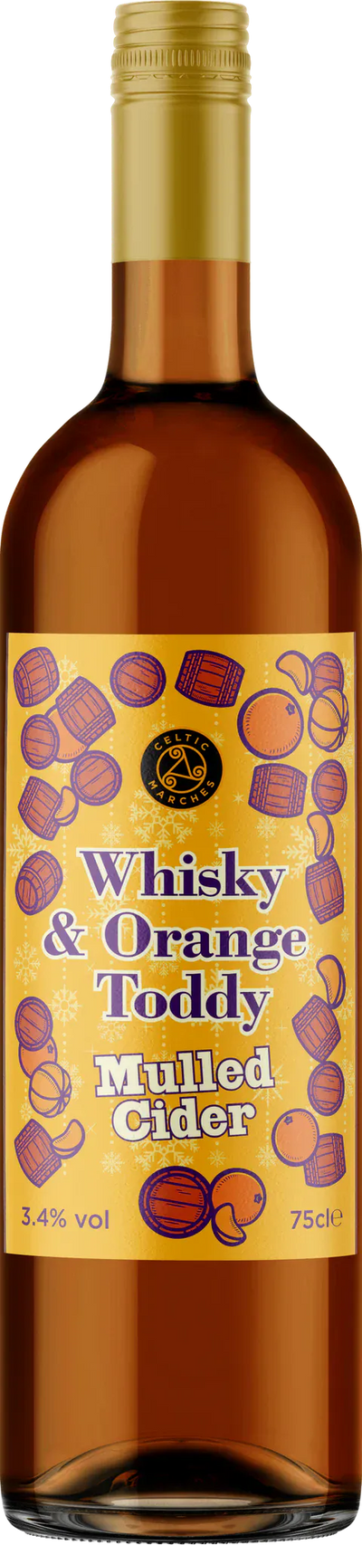 Celtic Marches Whisky &amp; Orange Mulled Cider 75cl