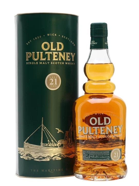 Old Pulteney 21 Year Old Single Malt Scotch Whisky 70cl