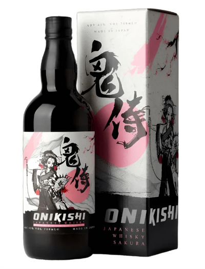 Onikishi Cherry Blossom Cask Blended Japanese Whisky 70cl