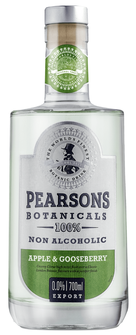 Pearsons Botanicals Apple & Gooseberry Alcohol Free Gin Alternative 70cl