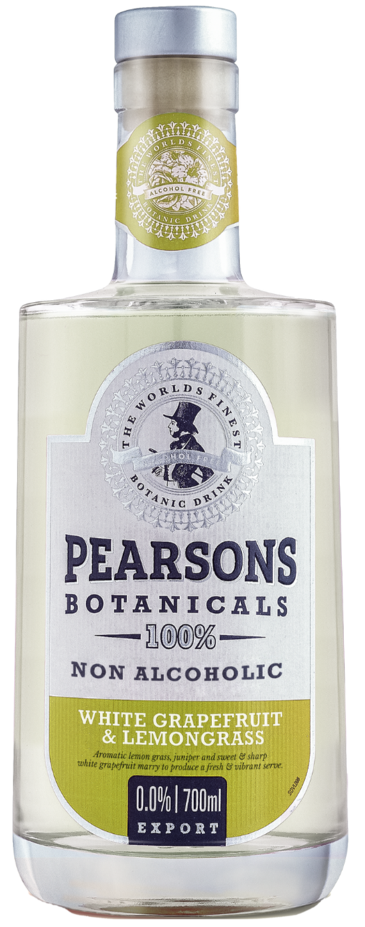 Pearsons Botanicals White Grapefruit & Lemongrass Alcohol Free Gin Alternative 70cl