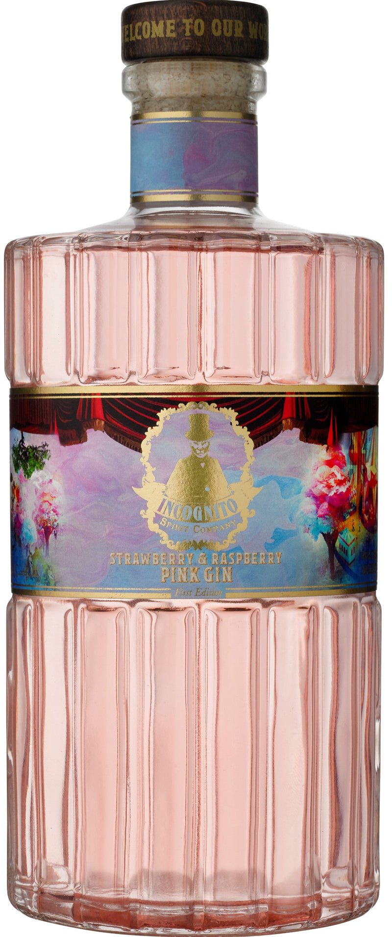 Incognito Strawberry & Raspberry Pink Gin 70cl