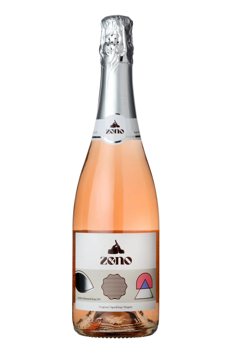 ZENO Alcohol Liberated Sparkling Rosé Non Alcoholic Wine 75cl