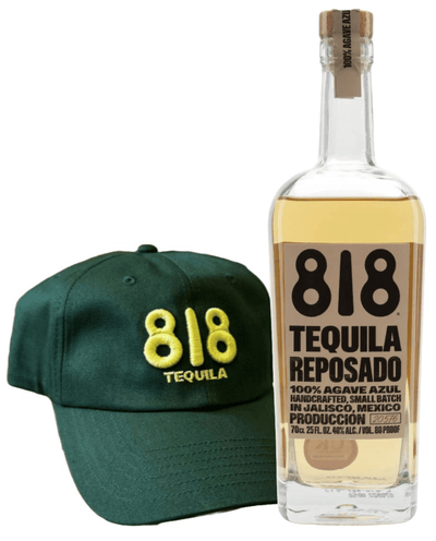 818 Reposado Tequila &amp; Green Baseball Cap 70cl