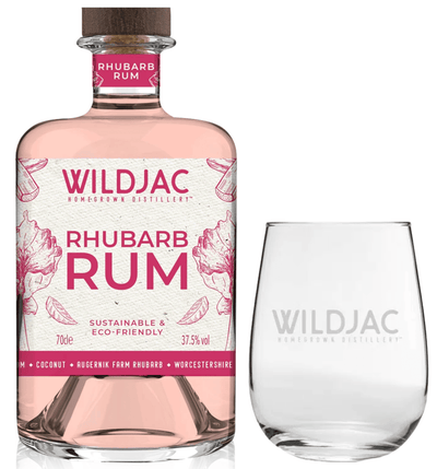 Wildjac Rhubarb Rum &amp; Glass 70cl