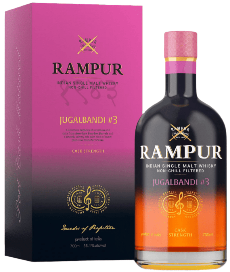 Rampur Jugalbandi No. 3 Port Cask Single Malt Indian Whisky 70cl