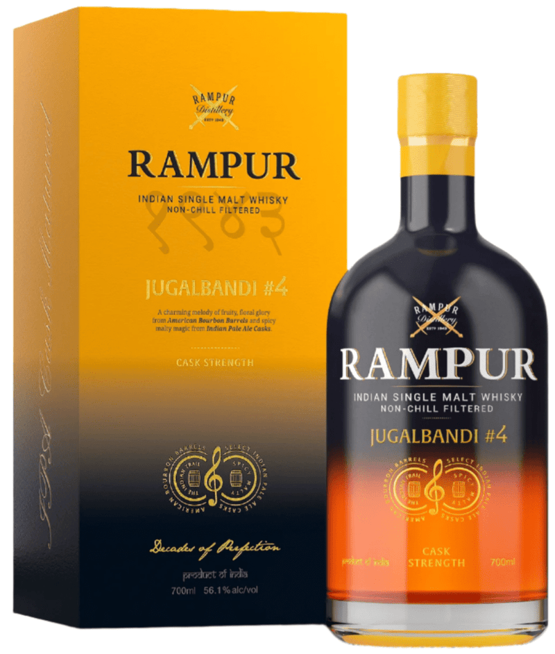 Rampur Jugalbandi No. 4 IPA Cask Single Malt Indian Whisky 70cl