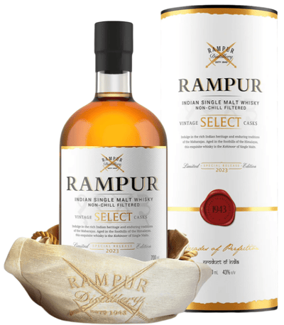 Rampur Select 2023 Limited Release Single Malt Indian Whisky 70cl