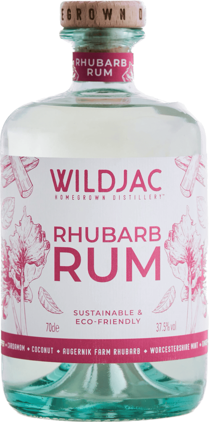 Wildjac Rhubarb Rum 70cl