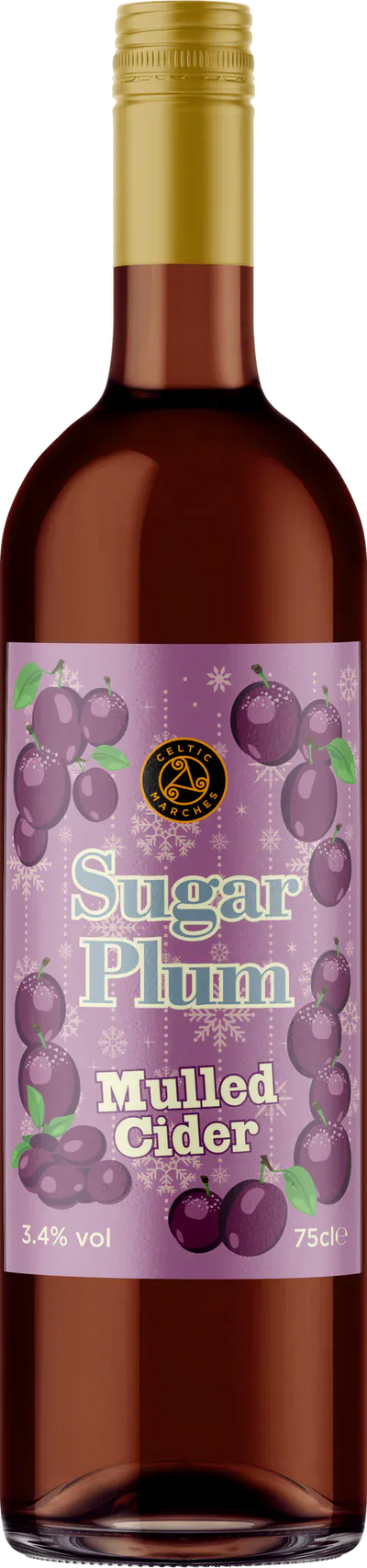 Celtic Marches Sugar Plum Mulled Cider 75cl
