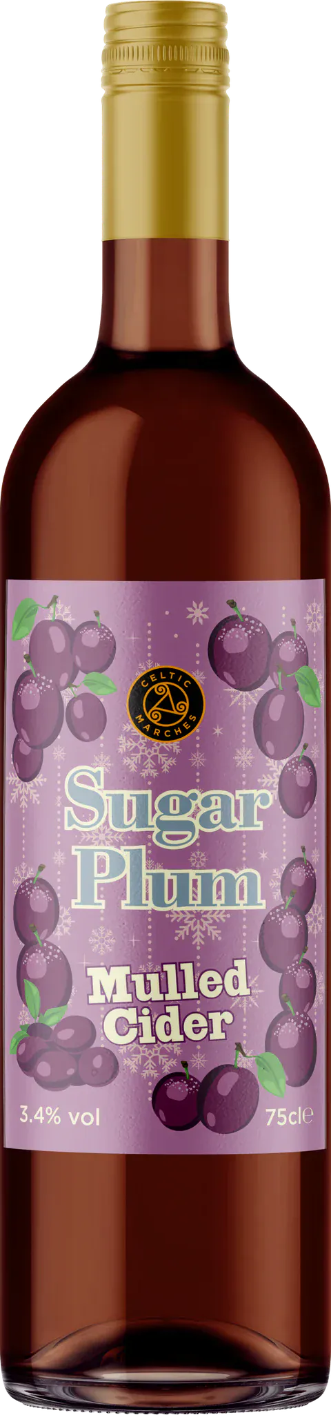 Celtic Marches Sugar Plum Mulled Cider 75cl