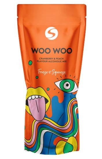 Shuda Woo Woo Cranberry &amp; Peach Frozen Cocktails 250ml