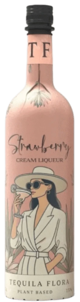 Tequila Flora Strawberry Cream Liqueur 70cl