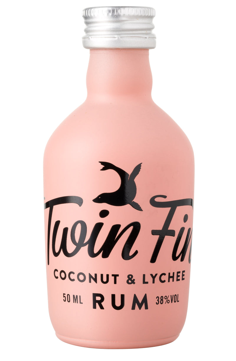 Twin Fin Coconut & Lychee Rum Miniature 5cl