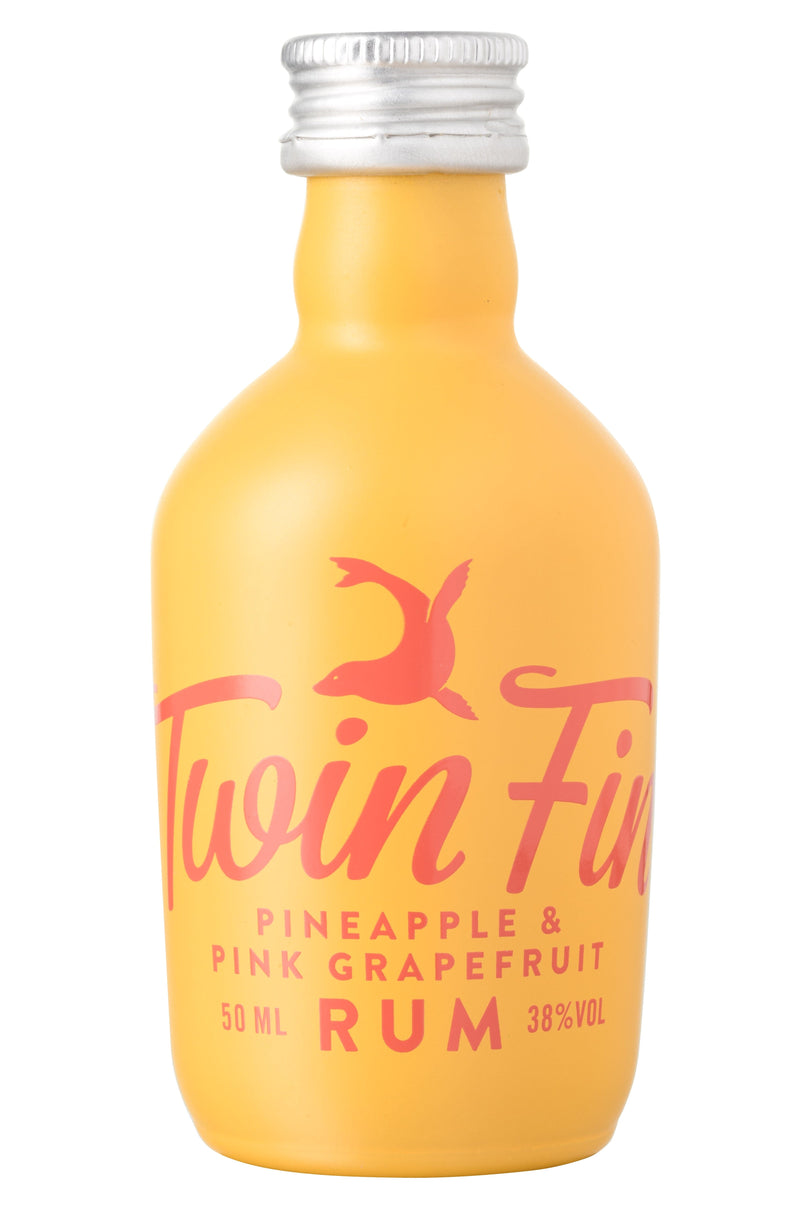 Twin Fin Pineapple and Pink Grapefruit Rum Miniature 5cl