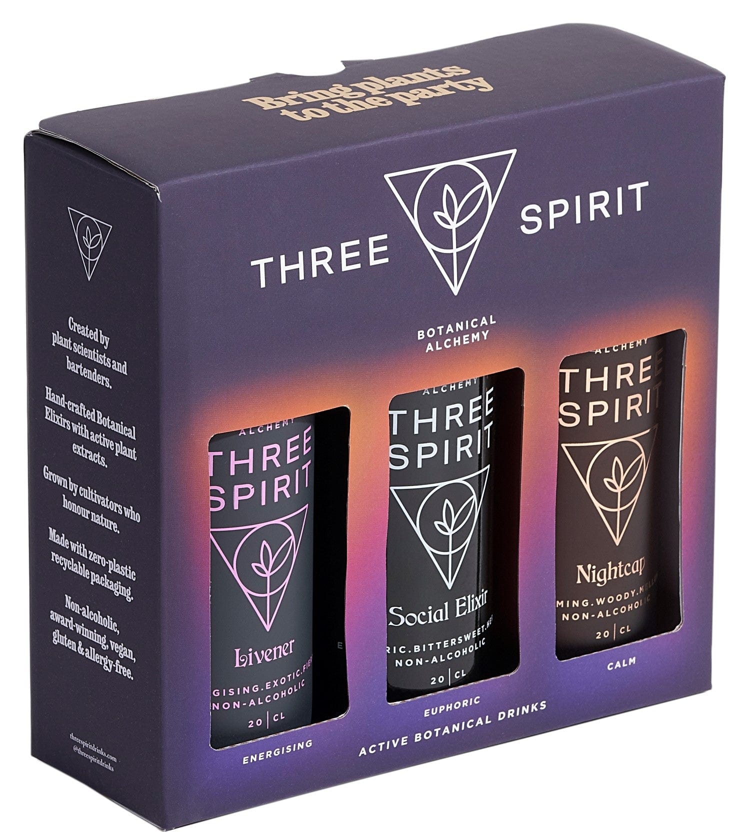 Three Spirit Alcohol Free Spirit Starter Pack 3x20cl, Threshers | Gin ...