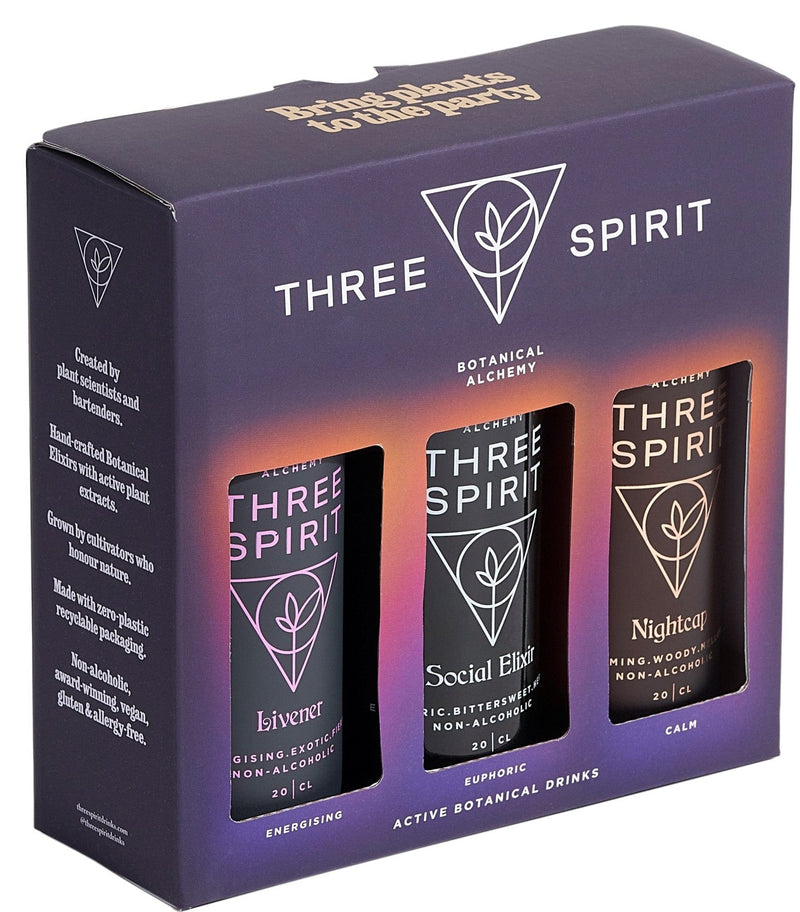 Three Spirit Alcohol Alternative Spirit Starter Pack 3x20cl