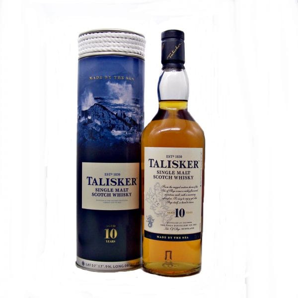 Talisker 10 Year Old Single Malt Scotch Whisky Limited Edition Rope Gift Tin 70cl