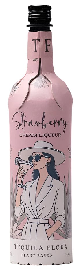 Tequila Flora Strawberry Cream Liqueur 70cl