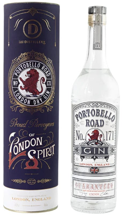 Portobello Road No. 171 London Dry Gin Gift Tube 70cl