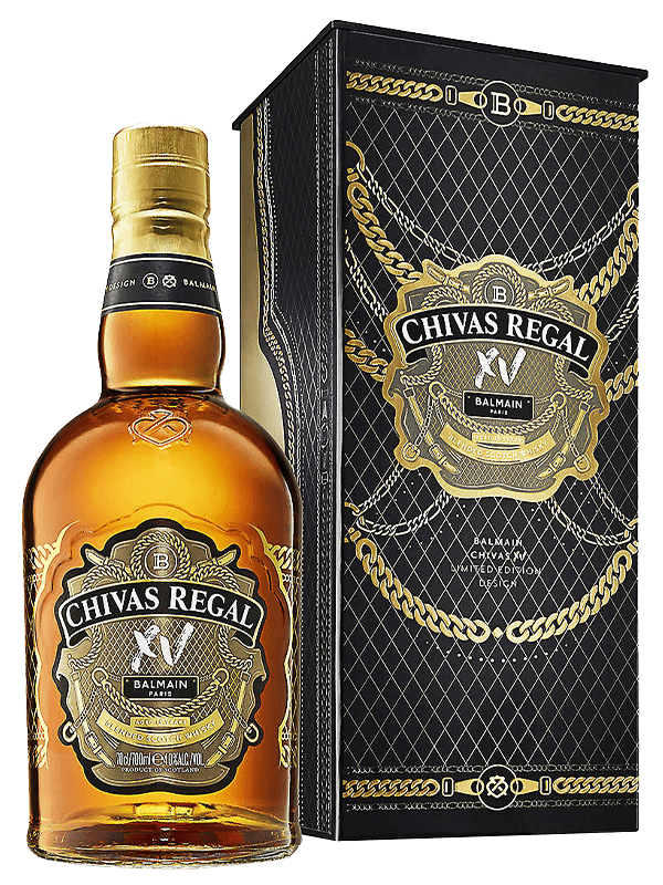 Chivas Regal XV Balmain Limited Edition Blended Scotch Whisky 70cl
