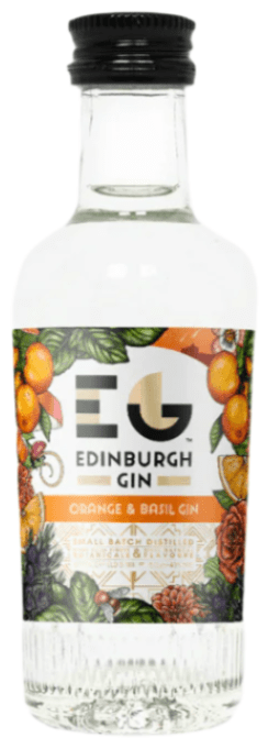 Edinburgh Gin Orange & Basil Gin Miniature 5cl