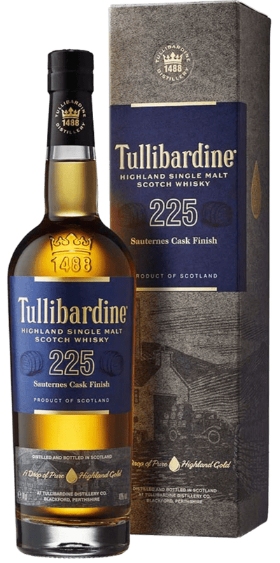 Tullibardine 225 Sauternes Finish Highland Single Malt Scotch Whisky 70cl