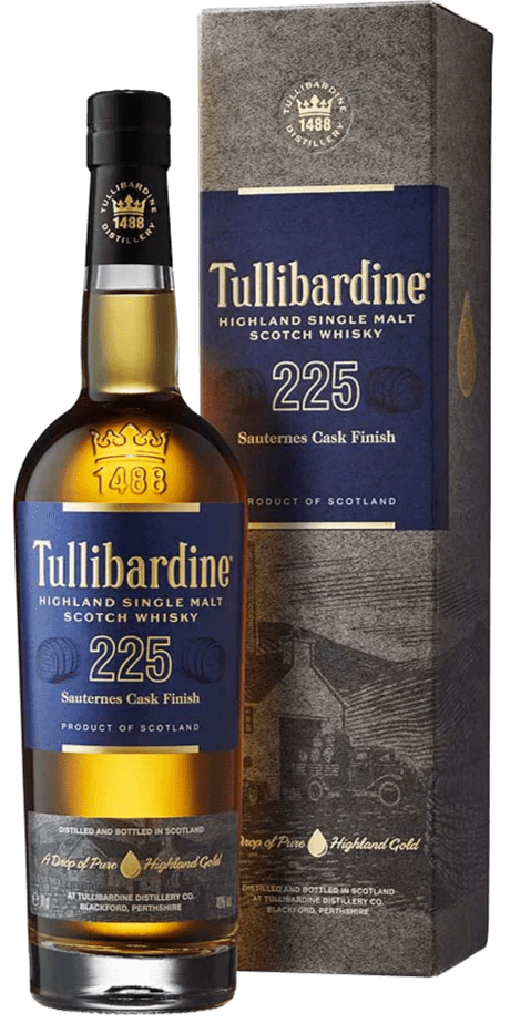 Tullibardine 225 Sauternes Finish Highland Single Malt Scotch Whisky 70cl