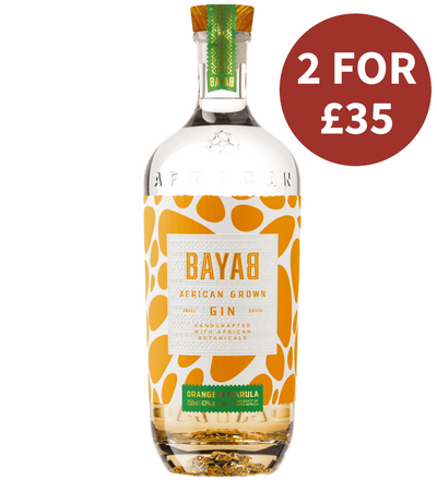 Bayab African Grown Orange &amp; Marula Gin 70cl